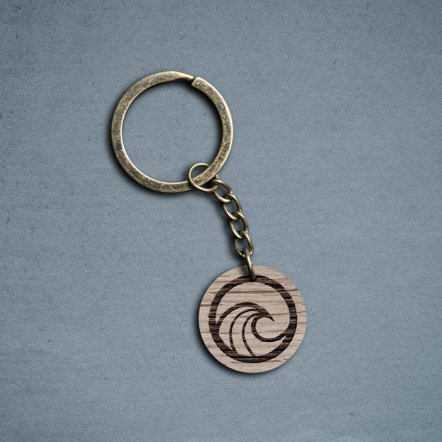 Schlüsselanhänger aus Holz // Welle // Eiche