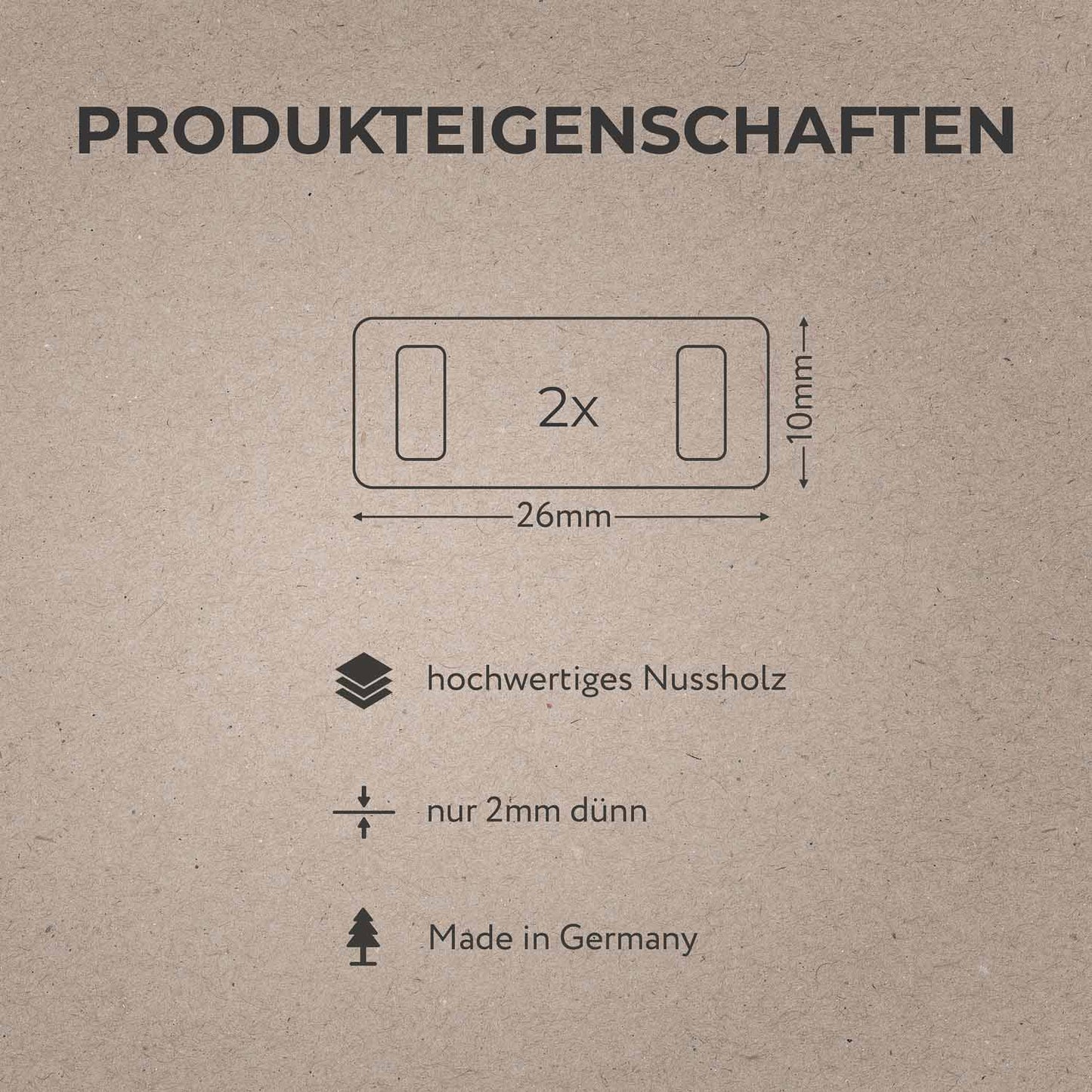 Shoetags aus Holz | Peace