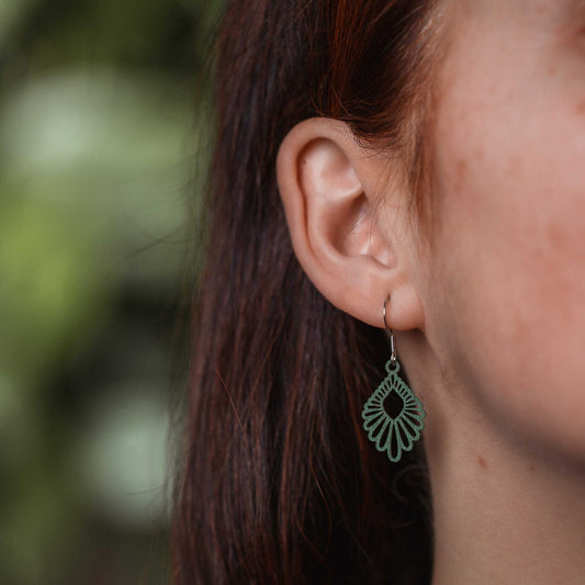 Ohrringe / Ohrhänger aus Holz | Mindful mini