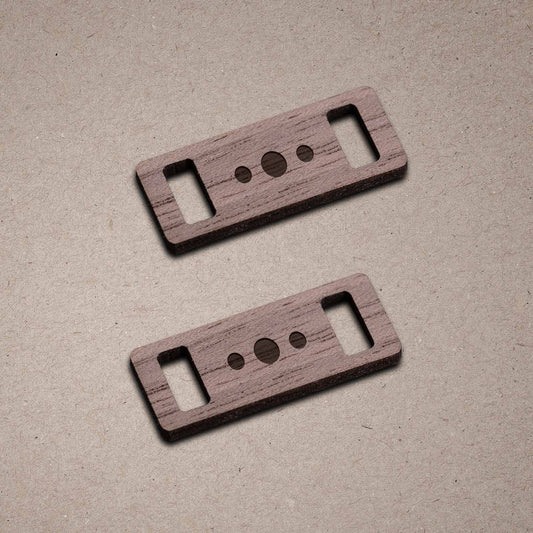 Shoetags aus Holz | Punkte